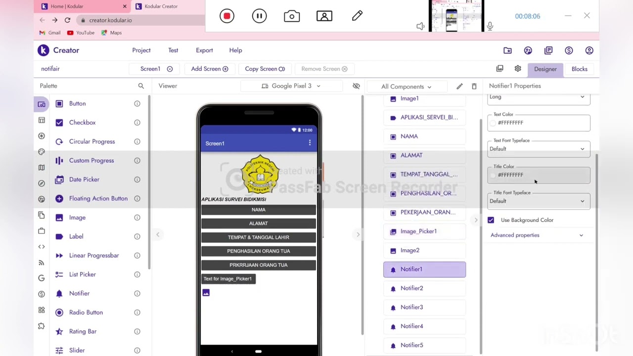 CARA MEMBUAT APLIKASI MENGGUNAKAN KODULAR DENGAN SISTEM NOTIFIER