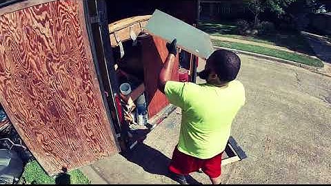 HeadCam Raw Footage: Garage Junk and Trash Removed in East Dallas Tx / JunkGuysDfw.net