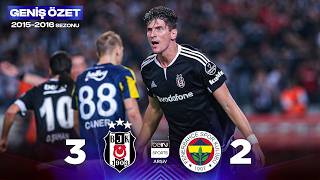 GENIS OZET Besiktas 3-2 Fenerbahce 6 Hafta -