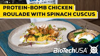 Fit Gourmet Chicken Roulade With Spinach Cuscus