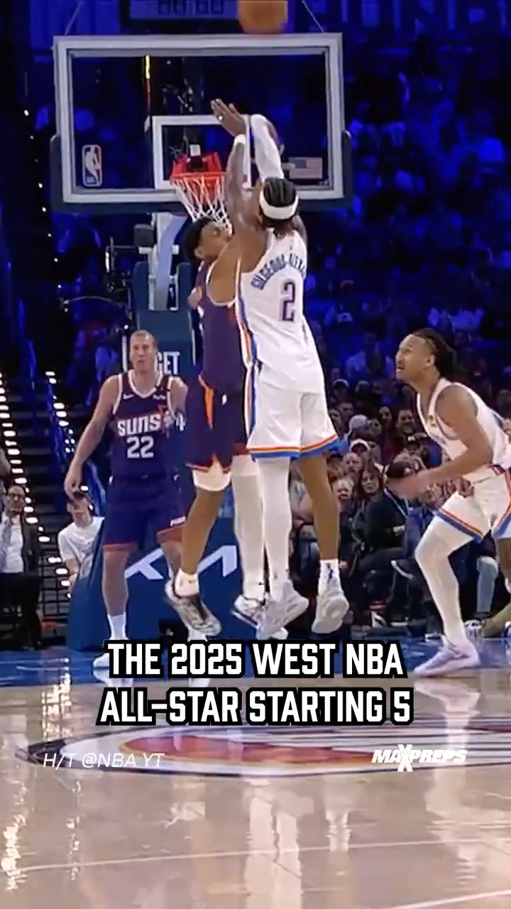 Where every 2025 NBA west all-star starter was ranked in HS ? #shorts