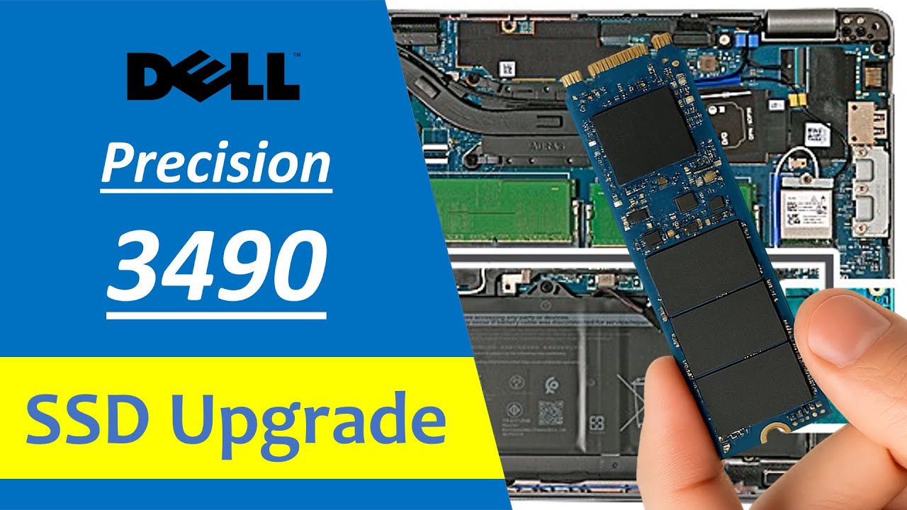 Dell Precision 3490 Laptop SSD Upgrade – Step-by-Step Installation and Disassembly Guide