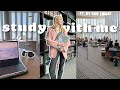 A Day at the Most Beautiful Library - Study With Me |👩🏼‍💼 Business Student