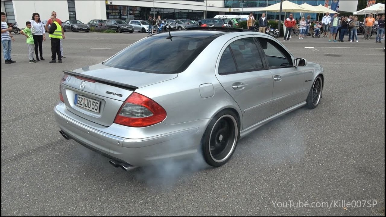 Mercedes E55 Amg Burnouts Sounds 1080p Youtube Mercedes E55 Amg Burnouts Sounds 1080p Youtube