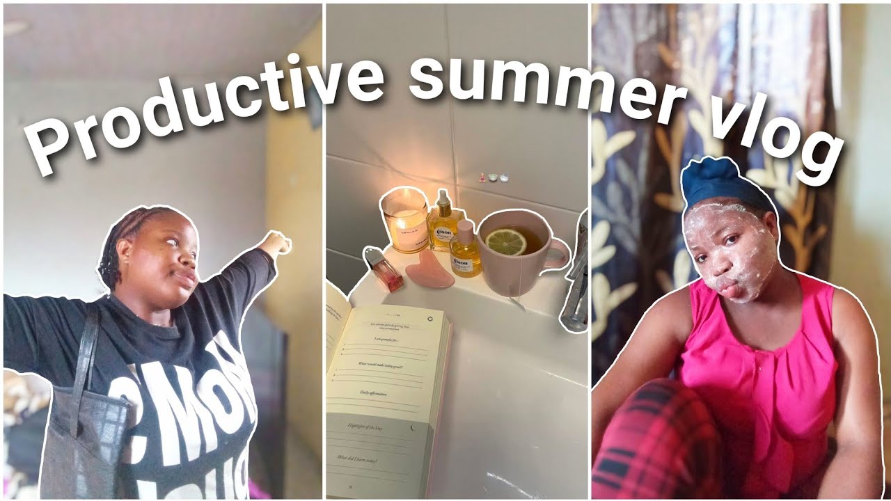 Productive summer day in our life vlog🌱: meditation🧘‍♀️,organizing our desk,doing laundry