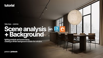 How to create Soft Lighting in an interior and a Realistic Background outside the window in Corona?