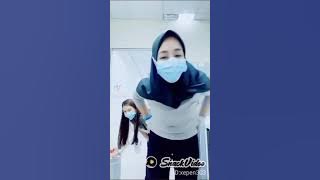 jilbab goyang mantep