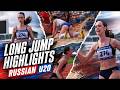Female Long Jumpers with Incredible Technique
