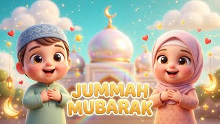 Jummah Mubarak Kids Poem🌙 Beautiful Islamic Cartoon Friday Nasheed | Hidaya Kids English screenshot 4