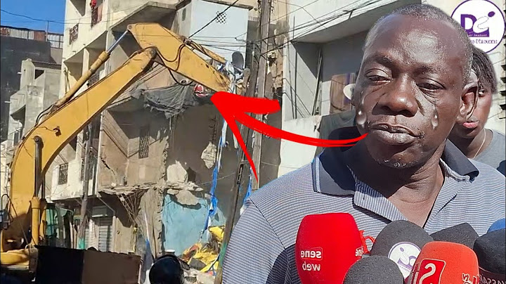 Un membre de la famille Ndoye réagit à la démolition de sa maison a colobane