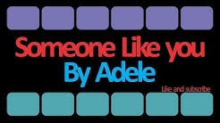 Video Lirik Lagu Adele - Someone Like You (Terjemahan Bahasa Indonesia)  - Durasi: 4:53. 