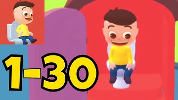 Toilet Games 3D - Levels 1-30 Walkthrough Tutorial (iOS/Android) Gameplay Review