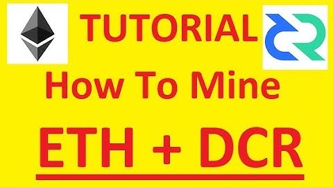 How to dualmine ETH+DCR | Ethereum + Decred Claymore Dualminer v10.5 🔥🔥🔥