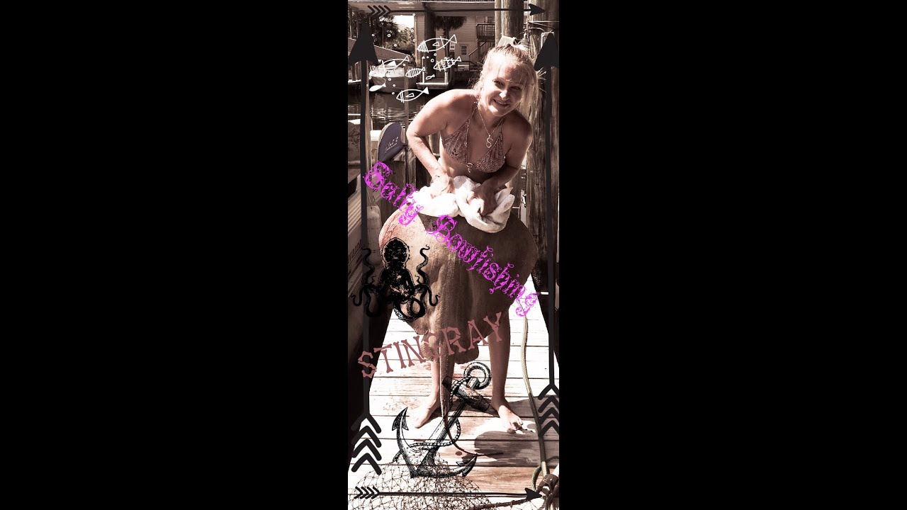 Bowfishing a huge stingRay!