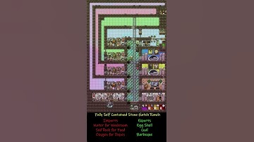 Fully Self Contained Stone Hatch Ranch #oxygennotincluded