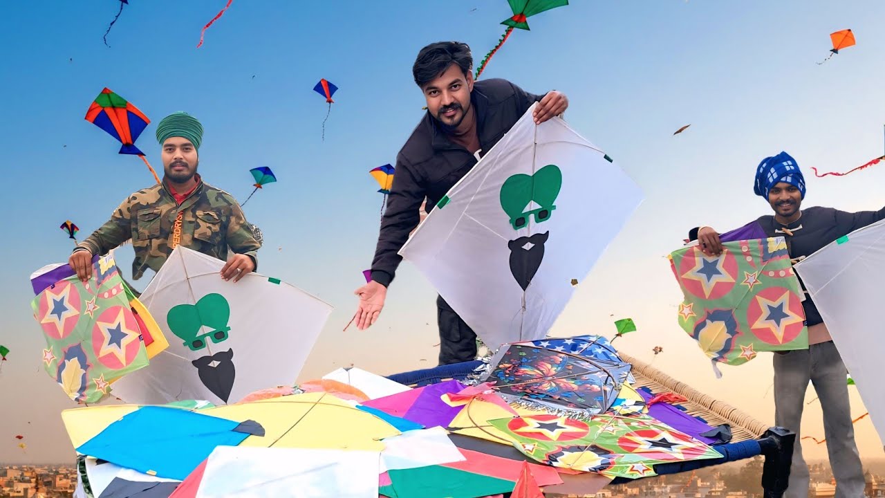 Kite Catching Challenge 🪁//Lohri Special vlog 2026🪁 