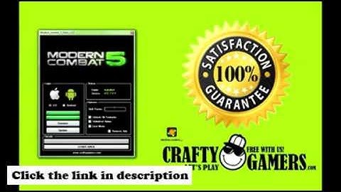 Modern Combat 5 Hack Tool Unlimited Ammo and God Mode.exe Download