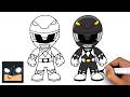 How to Draw Black Power Ranger