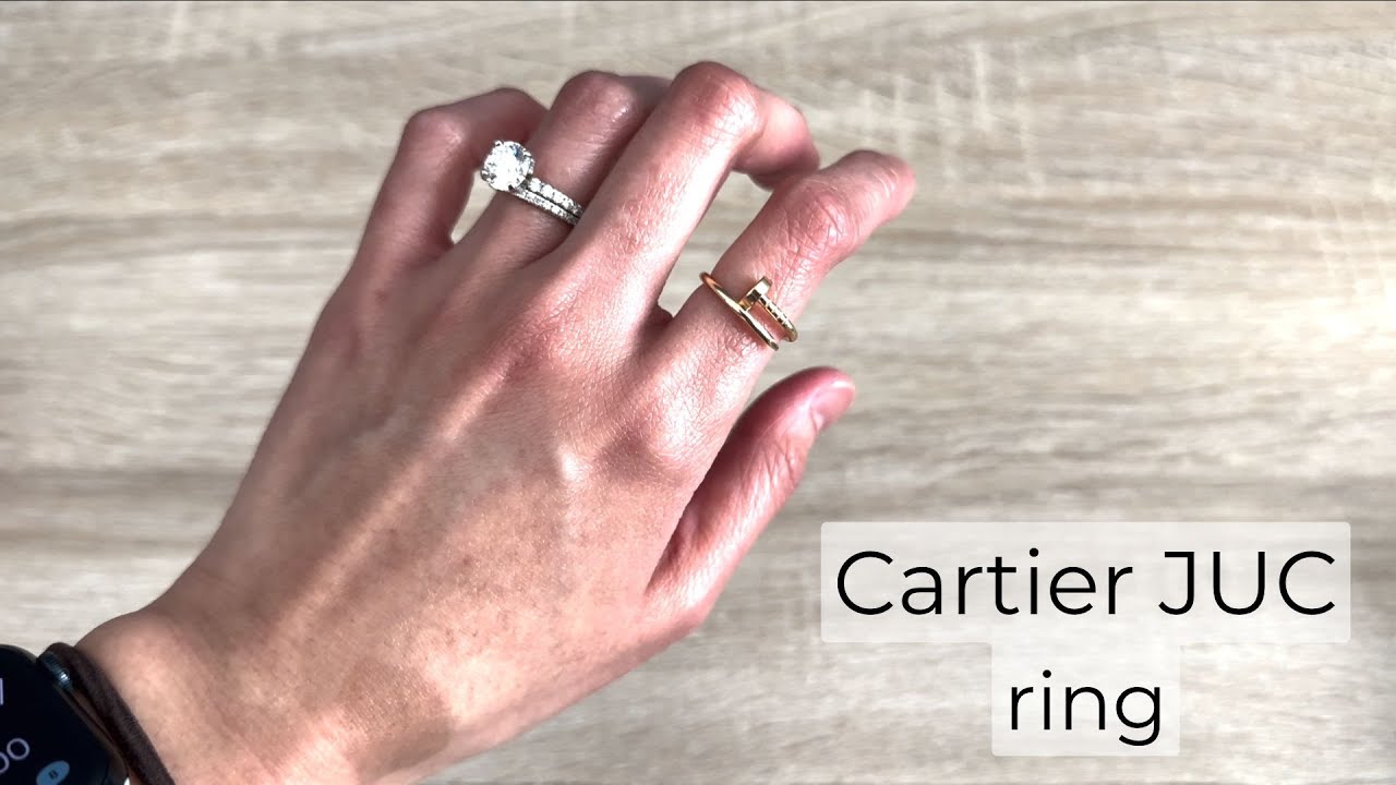 CRB4216900 - Juste un Clou ring - Yellow gold, diamonds - Cartier