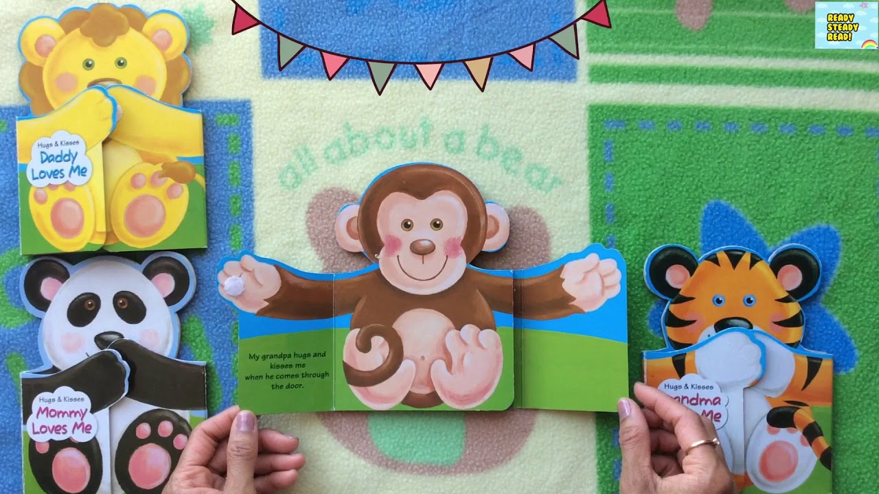 Hugs and kisses, a cute must watch Animal Family Books !