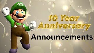 10 Year Anniversary Special Announcement