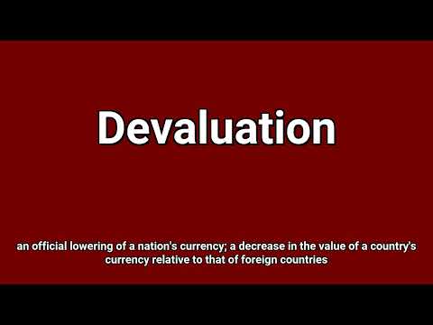 'Devaluation' Meaning and Pronunciation