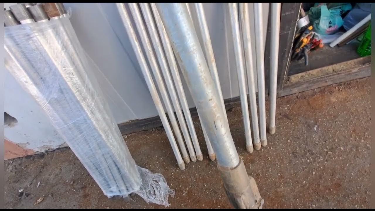 Обзор алюминиевых штанг для бурения Абиссинской скважины. - YouTube