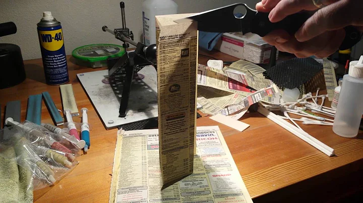 Spyderco PM2 S110V sharpness test