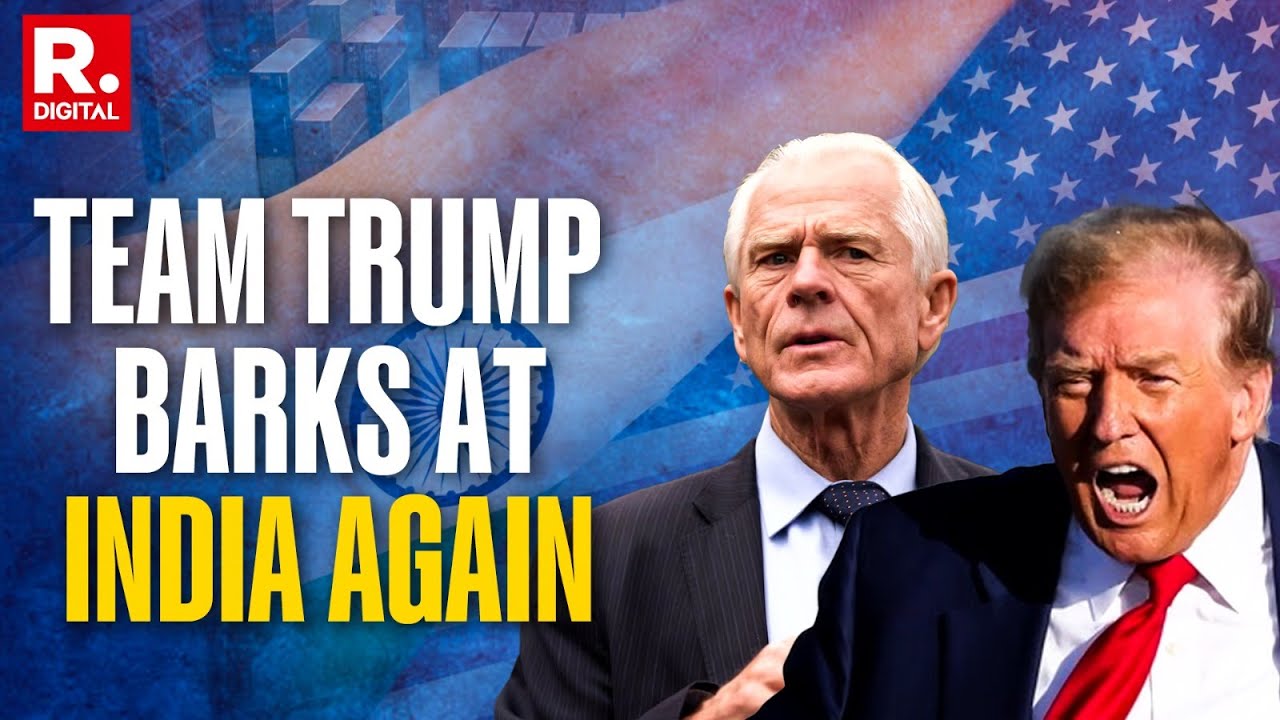 Frustrated Team Trump Repeats 'Laundromat' Charges Against India | Trump Tariff
