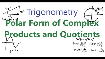 Polar Form of Complex Numbers Multiplying and Dividing