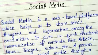 writing an essay about social media