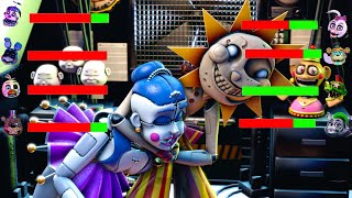 Sfm Fnaf Top 5 Sister Location Vs Fights With Healthbars