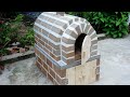 18.10 How to Build Wood Fired Brick Pizza, barbecue, cake for your home