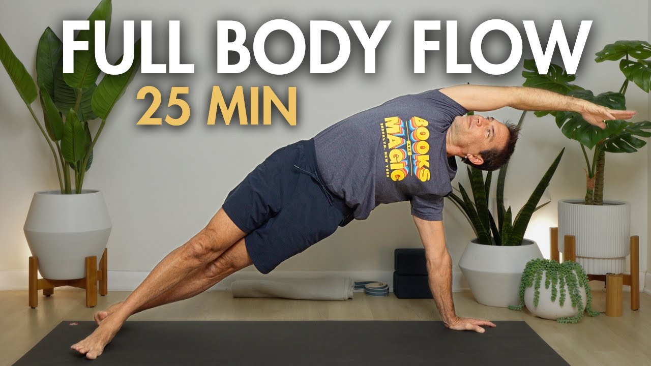 25-минутная йога-последовательность для всего тела | Скручивания и упражнения для бедер