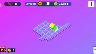 Bloxorz Brain Game - Level 30