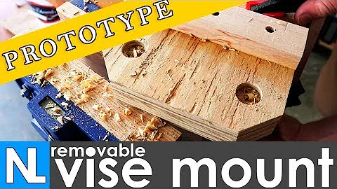 Removable vise mount | prototype woodworking