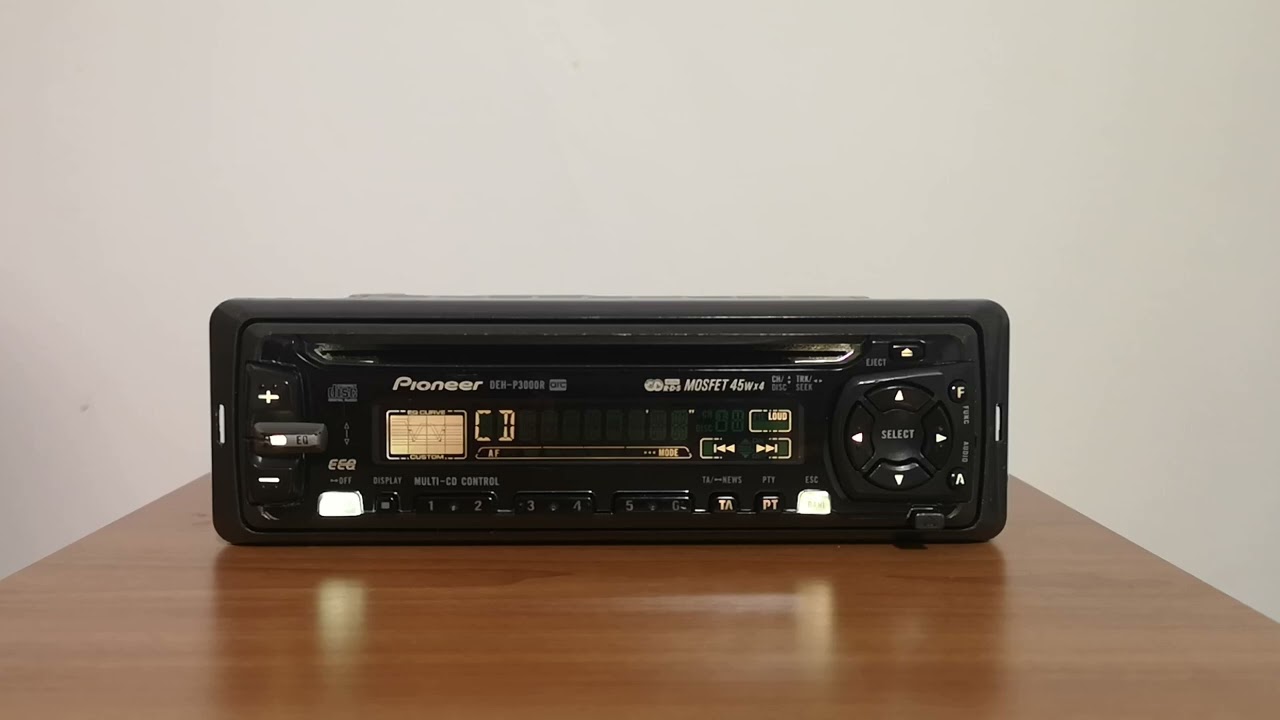 Pioneer DEH-P3000R - YouTube