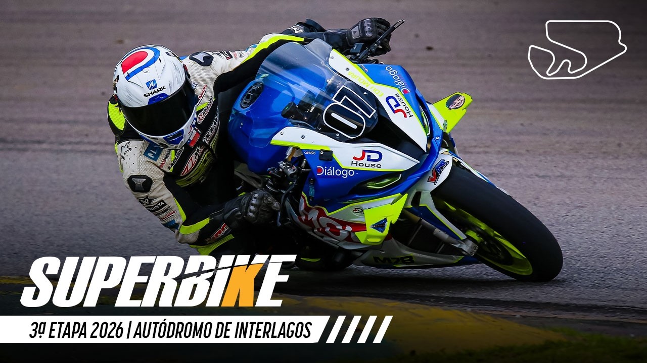 AO VIVO 3ª Etapa - SuperBike 2026 - Autódromo de Interlagos - YouTube