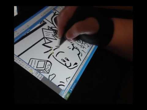 Wacom Cintiq Drawing - Calvin and Hobbes