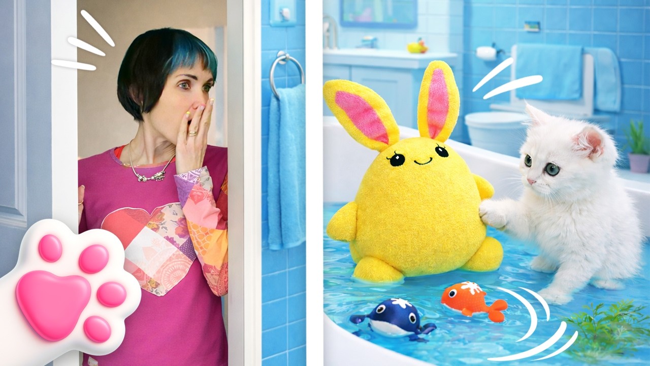 Спасение зайчика от мороза! Как Кефир устроил испытание для мягкой игрушки