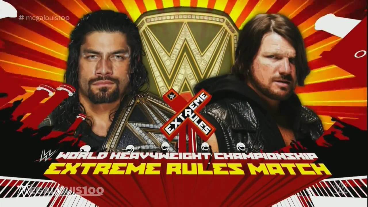 WWE Extreme Rules 2016 Full and Official Match Card YouTube