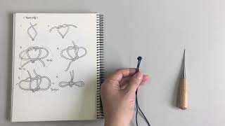 How to make a dragonfly knot