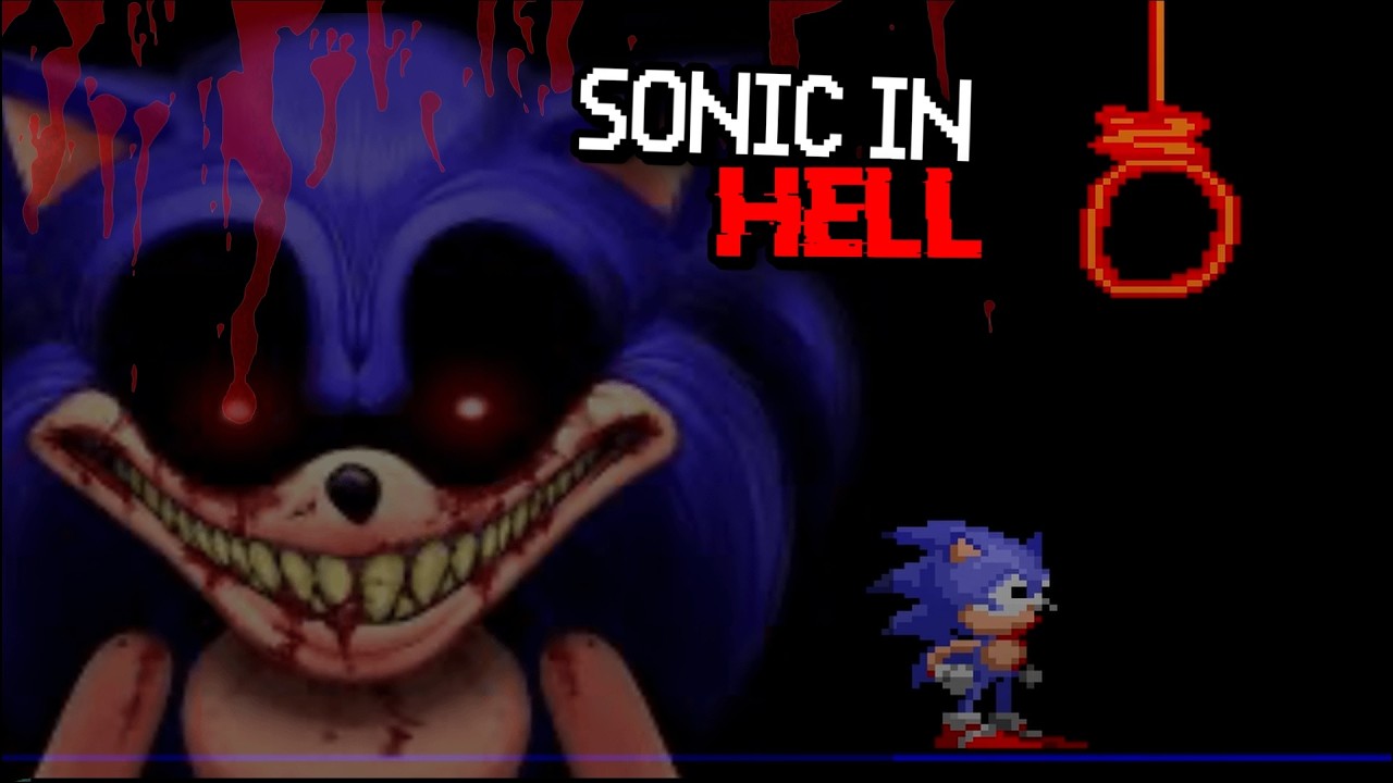 Esta VERSION de SONIC.EXE te dejara TRAUMADO... SONIC IN HELL - YouTube