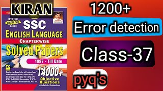 Common errors from kiran book class 37 #ssccgl #ssc_cgl_english #error_detection Profile
