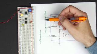 Monostable 555 timer - 8-bit computer clock - part 2