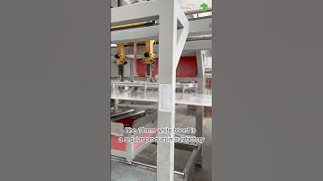 18mm White PVC Foam Board with LOGO Film in Production | BOARDWAY