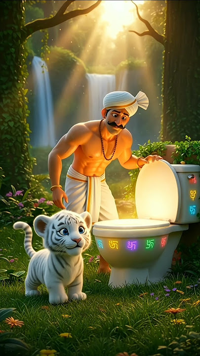 Sad Story of White Tiger Cub in Indian Market #aishorts #aistory