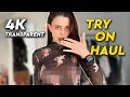 4k transparent summer fashion tryon haul  luna haul 2024s