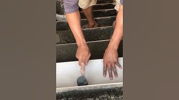 Quy trình ốp lát cầu thang #short