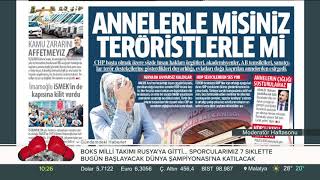 STAR'IN MANŞETİ: ANNELERLE MİSİNİZ TERÖRİSTLERLE Mİ (07.09.2019)